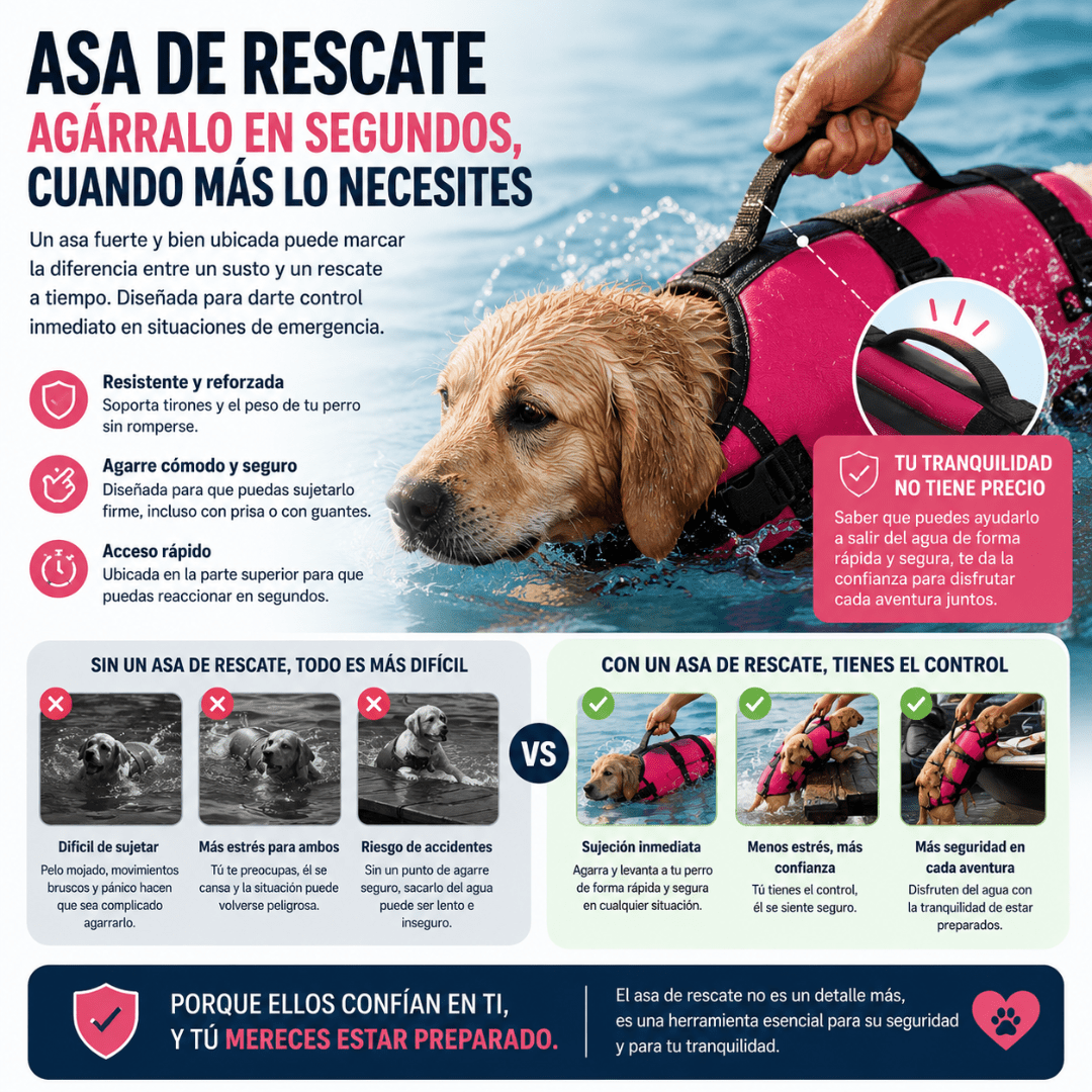 Chaleco Salvavidas para Perros PawLand™